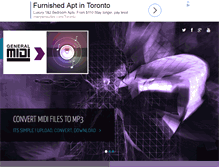 Tablet Screenshot of miditomp3.com